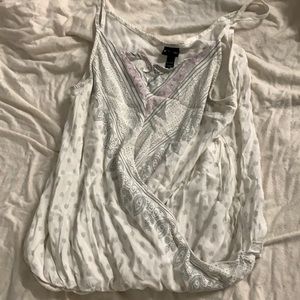White shirt w/ cool print